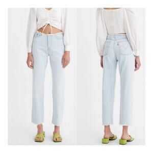 Levi's Wedgie Straight Ripped Waistband  Jeans size 30